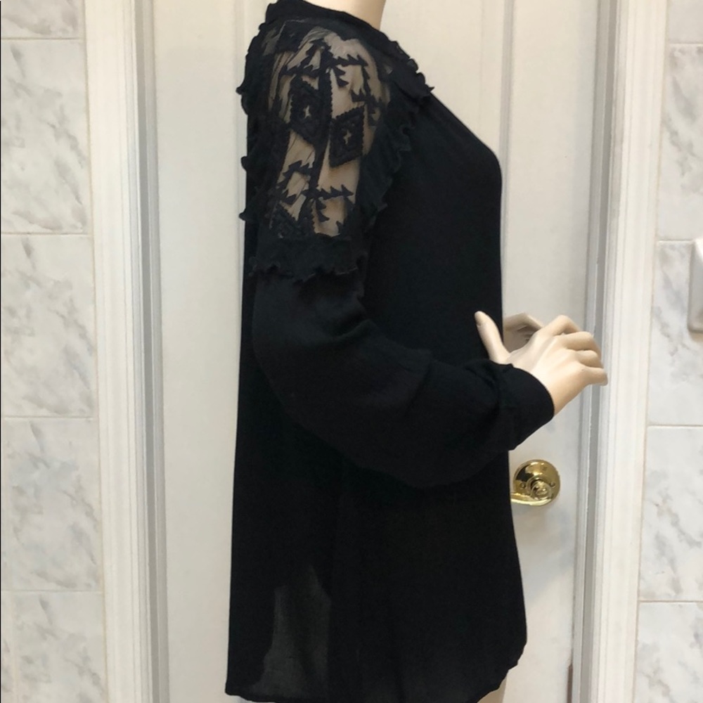 BLACK TUNIC TOP - Picture 6 of 8